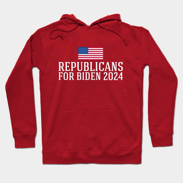 Republicans for Biden 2024 Hoodie by epiclovedesigns